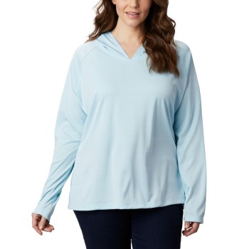Columbia Ženske Majice S Kapuljačom - PFG Zero Rules Plus Size Plave | IFLZ-05962